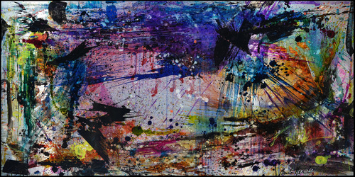 Abstrait violet rose
