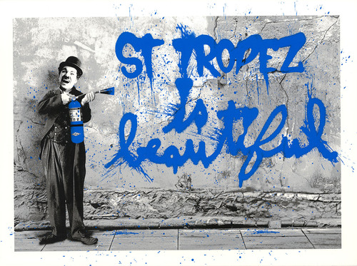 St. Tropez Is Beautiful (II) - Blue, 2022