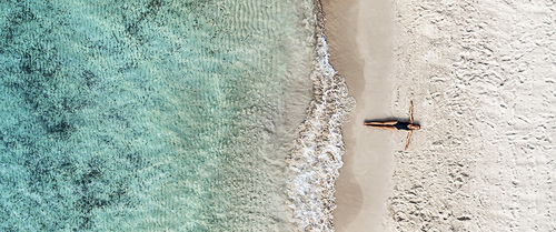 View from the sky : Plage de Sperone