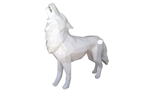 Loup Hurlant - Blanc