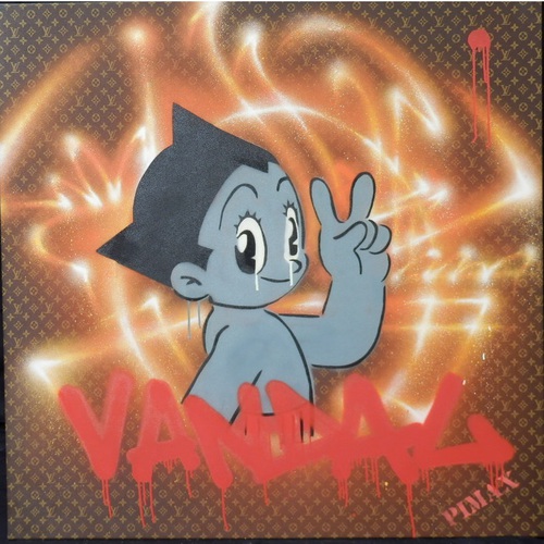 Louis le Vandal, Astro light (Monogramme marron), 2014