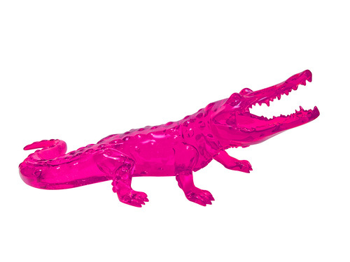 Crocodile Pink Crystal Clear