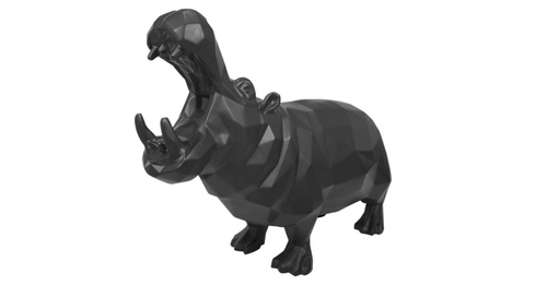 Hippo Mat Black Resin
