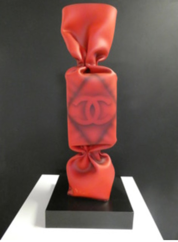 Wrapping Bonbon Chanel Rouge et Noir N° 388