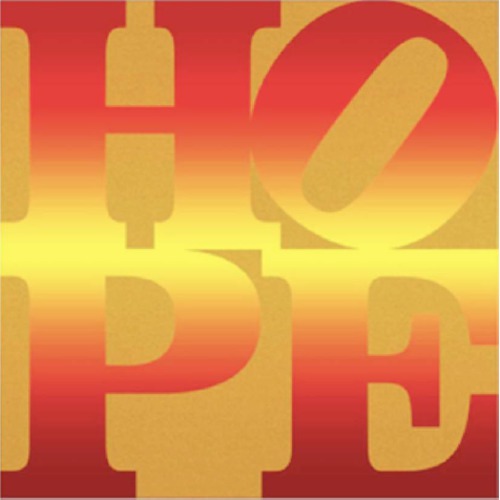 Four Seasons of HOPE book (Gold) – A Portfolio of 4 Silkscreen Prints, 2012