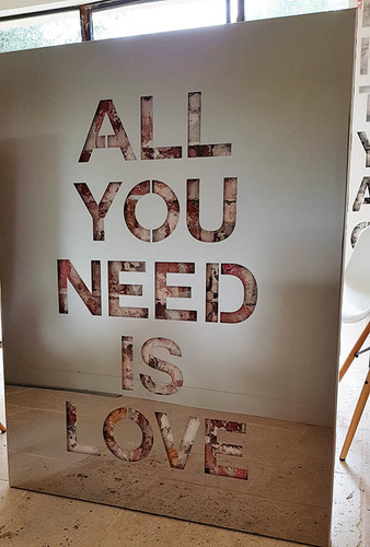 All You Need is Love - Inox brossé