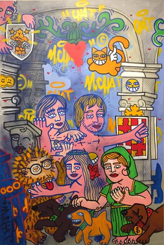 Palais Lacustre - Sagrada Familia - Triptyque 2/3