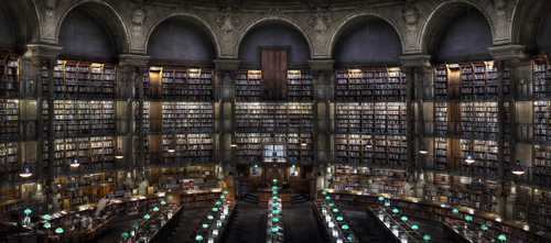 Bibliothèque nationale de France I (Small wall edition)