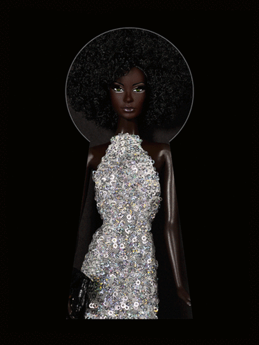 Keyhole - Silver Glitter