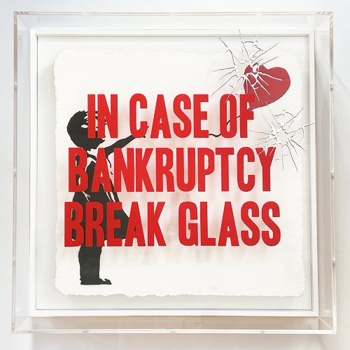 In Case of Bankruptcy - BROKEN GLASS - "Balloon Girl", 2021